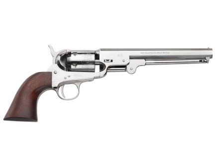Pietta 1851 Navy Old Silver .36 Cal 7.50" 6rd Revolver, Old Silver - PF51OS36712