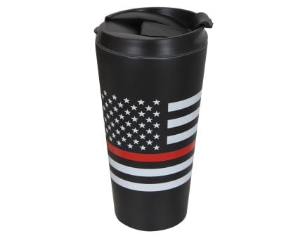 Rothco Thin Red Line Flag Travel Mug