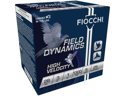 Fiocchi Field Dynamics High Velocity 28 Gauge 3" #5 - 1 oz - 25rds - 283HV5
