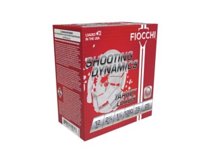 Fiocchi Shooting Dynamics 12 Gauge 2.75" #7.5 Shot - 1.12 oz - 25rds - 12SDHV75