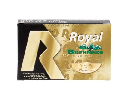 Brenneke USA Royal 12 Gauge 2.75" Slug - 1.12 oz - 5rds - RBK12