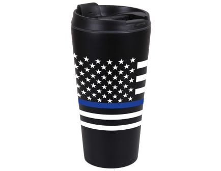 Rothco Thin Blue Line Flag Travel Mug