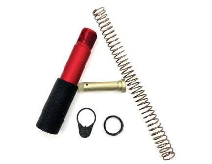 LBE Unlimited Pistol Buffer Tube Kit for AR-15 Lower Receivers, Red - PBUFKTRED