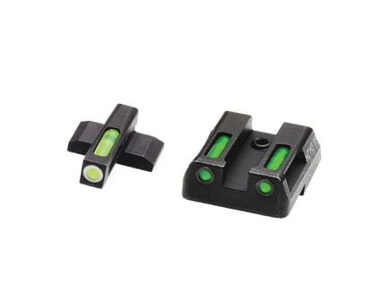 HiViz Litewave H3 Sight Set Front/Rear, Green/Green - HKN321