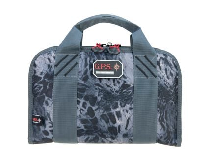PRYM1 Blackout Double Pistol Case - GPS Bag Nylon with Mag Storage and Dump Cup - GPS-1308PCPM
