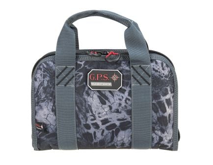 GPS Bag Double Compact Pistol Case with Mag Storage and Dump Cup, PRYM1 Blackout - GPS1112PCPMB