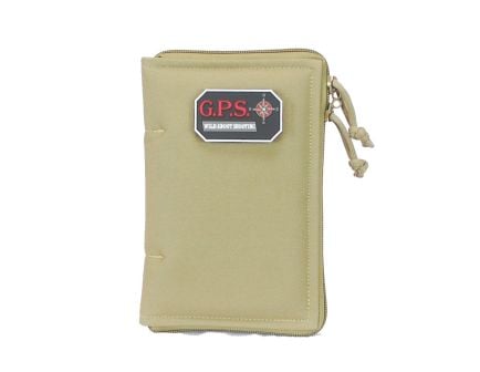 GPS Bag Nylon Pistol Sleeve with Locking Zipper Medium, Rifle Green/Khaki - GPS865PSRK