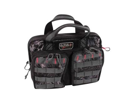 GPS Bag Quad +2 1000D Nylon Pistol Range Bag 11" x 6", PRYM1 Blackout - GPST1316PCPMB