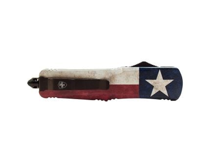 Templar Knife Captain Small OTF Knife Drop Point, Red/White/Blue - S-CAP-33-1