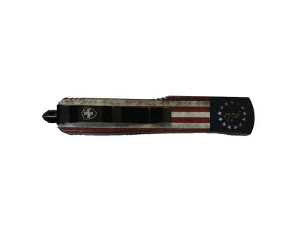 Templar Knife 1776 Teal OTF - Dive into Precision with the Teal Drop-Point Blade - M-BRF-33-1
