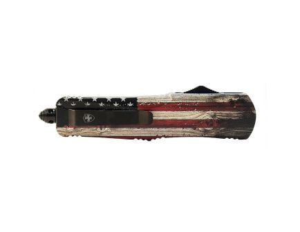 Templar Knife Wood US Flag Large OTF Knife Drop Point - L-WUS-33-1