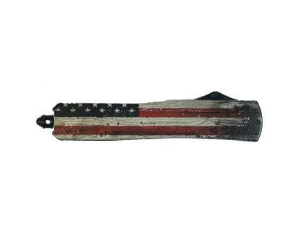 Templar Knife Wooden Slim Tanto OTF - Slim and Wooden Tactical Elegance - M-WUS-23-1