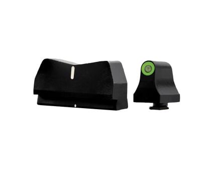 XS Sights DXW2 Standard Dot Night Sight Front/Rear, Green/Green/Black - GL-0015P-4G-4