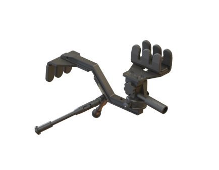 Steady Aim with KOPF Jager AMBUSH Aluminum Shooting Rest Kit - Black - KJ85005K