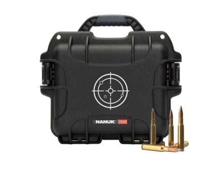 Nanuk 908 .223 Remington NK-7 Resin Waterproof Ammo Case, Black - 908AMMO1