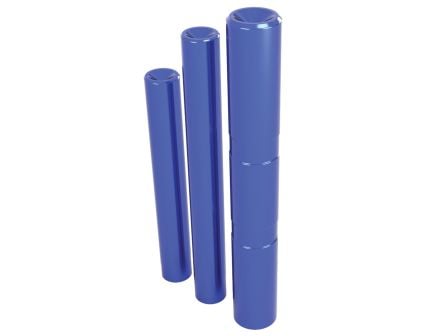 Enhance Glock 17/19/20 Gen1-3 with Cross Armory Dimpled 3-Pin Set -Bold Blue Upgrade - CRGPSBL