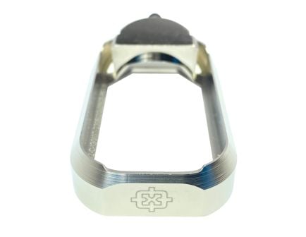 Cross Armory Glock Gen1-3 Aluminum Flared Magwell, Silver - CRGFMWSV