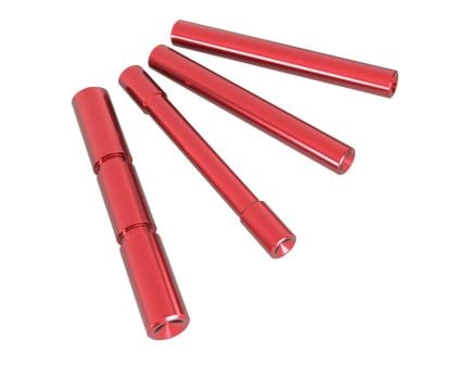 Cross Armory Dimpled 4-Pin Set for Glock 17/19/20 Gen4 -Red for Performance Enhancement - CRG4PSRD