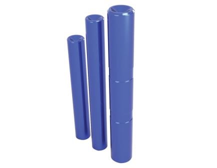 Enhance Glock 17/19/26/34 Gen5 with Cross Armory Dimpled 3-Pin Set -Striking Blue Finish - CRG5PSBL