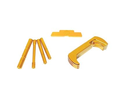 Elevate Glock 17/19/22 Gen4 with Cross Armory 3-Piece Upgrade Kit -Gold Anodized - CRG4OKGD