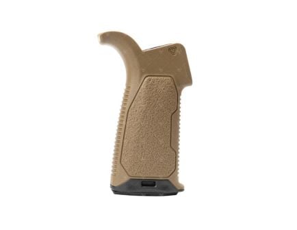 Strike Industries 15 deg Pistol Grip for AR-15/AR-10 Lower Receivers - SI-AR-OMPG-15-FDE