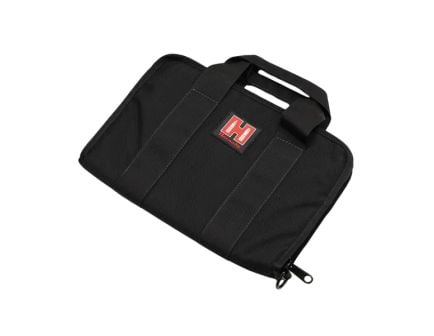 Hornady Nylon Cordura Soft Pistol Case - Secure Your Firearms in Black/Red - 99117
