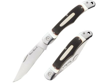 Cold Steel II Folding Knife Sleek Black with a Precision Spear Point Blade - CS20NPM1