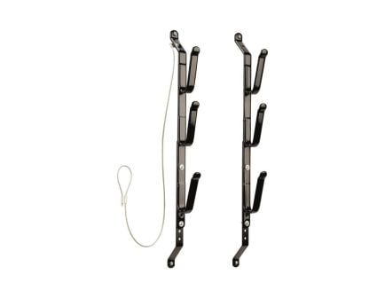 Allen Three Gun Steel Locking Truck Window Rack - Black, Securely Transport Your Firearms - 18520