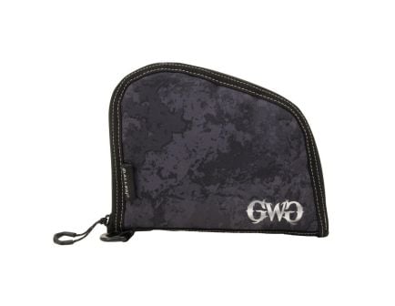 Girls with Guns Midnight Handgun Case 8" - Black/Shade Blackout Camo, Sleek Handgun Storage - 9078