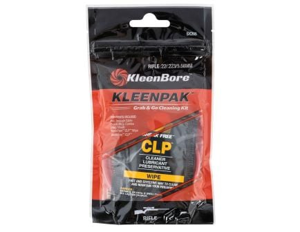 Kleenbore Grab & Go Cleaning Kit - Convenient Firearm Maintenance - SK205-10