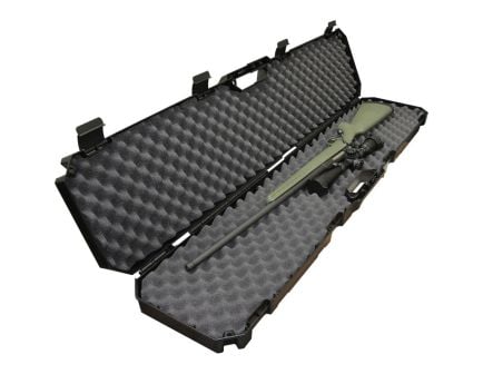 MTM Case Gard Single Scoped Plastic Rifle Case - 50" - Sleek Black Finish - RC51