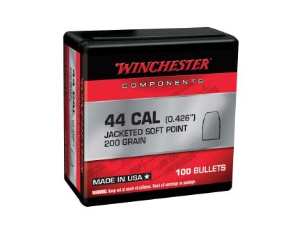 Winchester Ammunition .44 Magnum 200 gr Reloading Bullets  SP 100rds - WB44SP200X