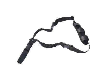 Rukx Gear Tactical Single Point Bungee Sling -Tactical Black for Comfort and Control - ATICT1PSB