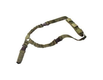 Rukx Gear Tactical Single Point Bungee Sling -Green - Camouflage and Comfort - ATICT1PSG