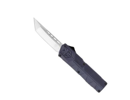 CobraTec Knives Lightweight Plain OTF Knife Tanto, NYPD Blue - NYCTLWTNS