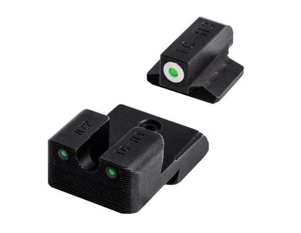 TruGlo Tritium Pro Sight Front/Rear, Green/White/Green - TGTG231N3W