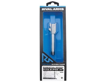 Rival Arms Precision V2 Drop-In Barrel for Glock 43, Stainless - RA-RA22G302D