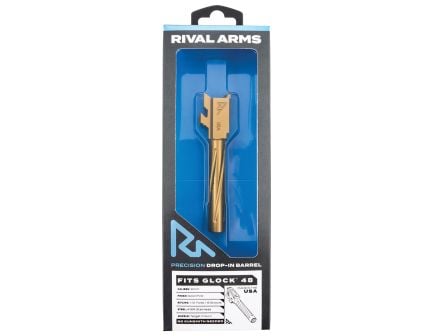 Rival Arms High-Quality V1 Drop-In Barrel for Glock 48, Gold - RA-RA20G801E