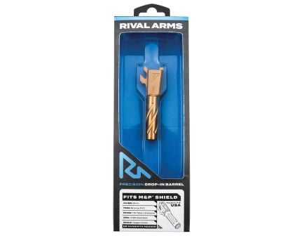 Rival Arms V1 Drop-In Barrel for S&W M&P Shield M2.0, Bronze Finish - Enhanced - RA-RA20S101C