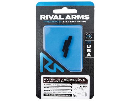 Rival Arms Extended Slide Lock for Glock 44, Black - RA-RA80G005A
