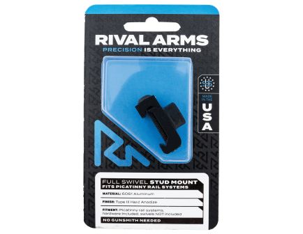 Rival Arms Full Rotation Swivel Mount for Picatinny Modular Interface Systems, Black - RA-RA92M2B