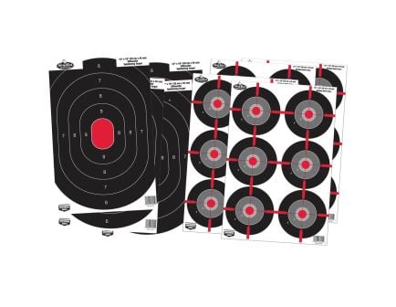 Birchwood Casey Combo Pack Target - Black/Red (8-Pack) - 35725