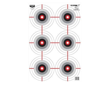 Birchwood Casey EZE-Scorer Multiple Bullseyes Target - Black/White (100-Pack) - 37063