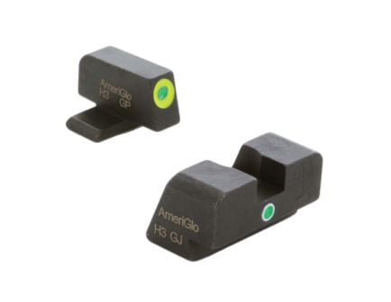 AmeriGlo i-Dot Sight Set Front/Rear, Green/LumiGreen/Green - SG-301