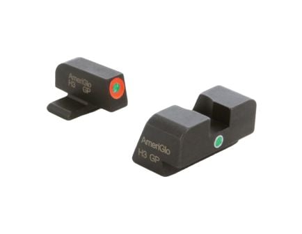 AmeriGlo i-Dot Sight Set Front/Rear, Green/Orange/Green - XD-201