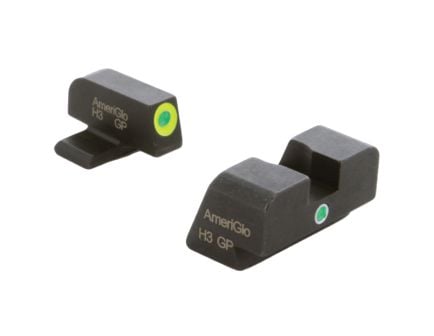 AmeriGlo i-Dot Sight Set Front/Rear, Green/LumiGreen/Green - XD-301