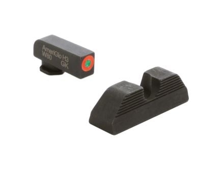 AmeriGlo Sight Set Front/Rear, Green/Orange/Black - GL-5353