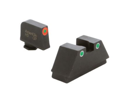 AmeriGlo Sight Set Front/Rear, Green/Orange/Green - GL-331