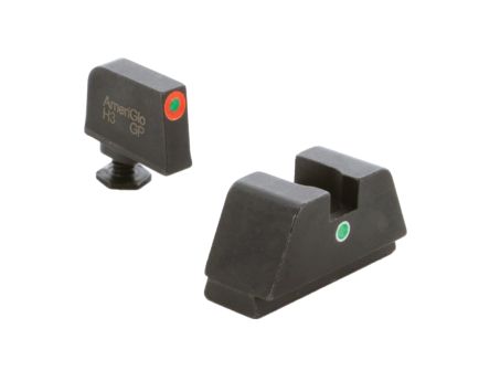 AmeriGlo Sight Set Front/Rear, Green/Orange/Green - GL-291