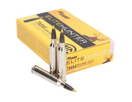 Sig Sauer Elite Hunter Tipped 7mm Remington Magnum 150 gr Ammo CET - 20rds - E7RMTH220